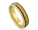Обручальные кольца с бриллиантами; Код: RG-L1912-1AB; Вес: 4.7 г; 24500 р.