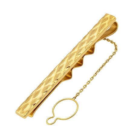 Фото «ZG-3008» Зажим для галстука из желтого золота