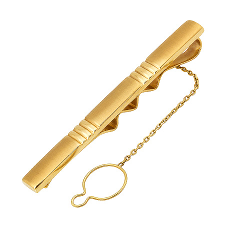 Фото «ZG-3025» Зажим для галстука из желтого золота